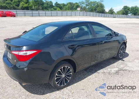 2015 Toyota Corolla S Plus z USA, uszkodzony, nr VIN 5YFBURHE3FP361593